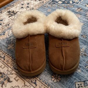 UGG Tan Sheepskin Slippers